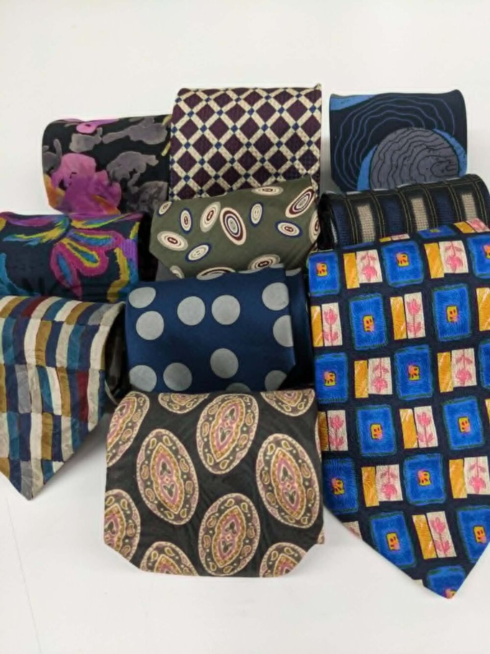 Assorted Mens Silk Vintage ties